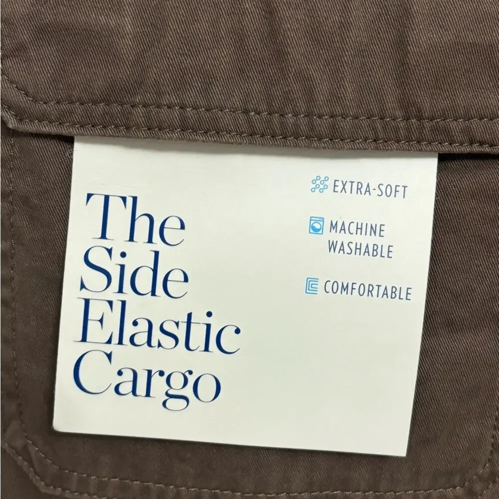 NWT Men's Croft & Barrow Kohl’s Side-Elastic 7.5-inch Cargo Shorts in Brown 29